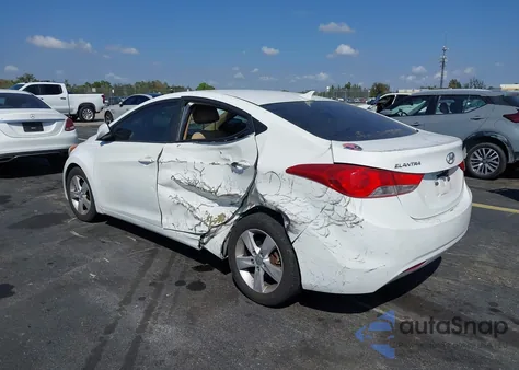 2013 Hyundai Elantra Gls from USA, damaged, VIN 5NPDH4AE3DH232256